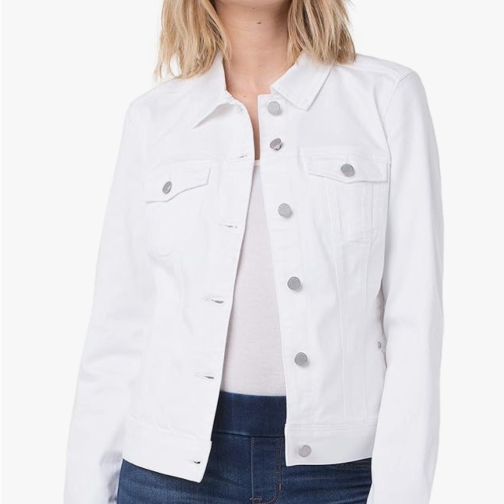 Women's White Denim Jacket